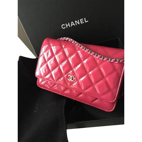 chanel black and pink wallet|Chanel wallet on chain cost.